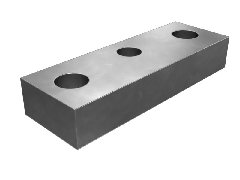 BARRA DE ACERO DE 25mm DE GROSOR 9V-7976